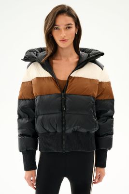 Splits59, ASPEN PUFFER JACKET, Black/Toffee