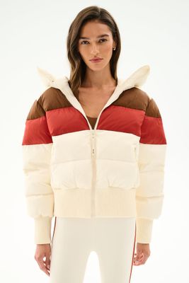 Splits59, ASPEN PUFFER JACKET, Creme/Terracotta