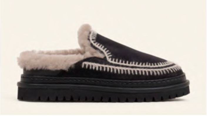 Laid Back London, JUN 4.0. BLACK SUEDE LIGHT GREY