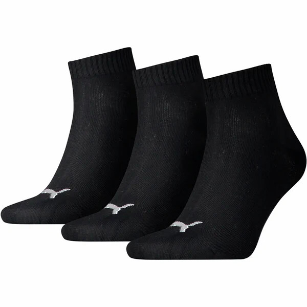 PUMA Socken Plain Quarter 3er-Pack PUMA Socken Plain Quarter 3er-Pack