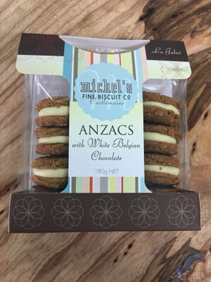 Anzac With White Belgian Chocolate