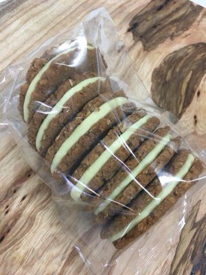 6 X Anzac With White Belgian Chocolate