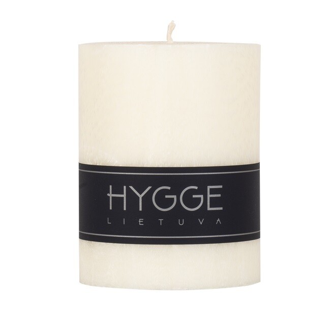 HYGGE balta kvepianti žvakė