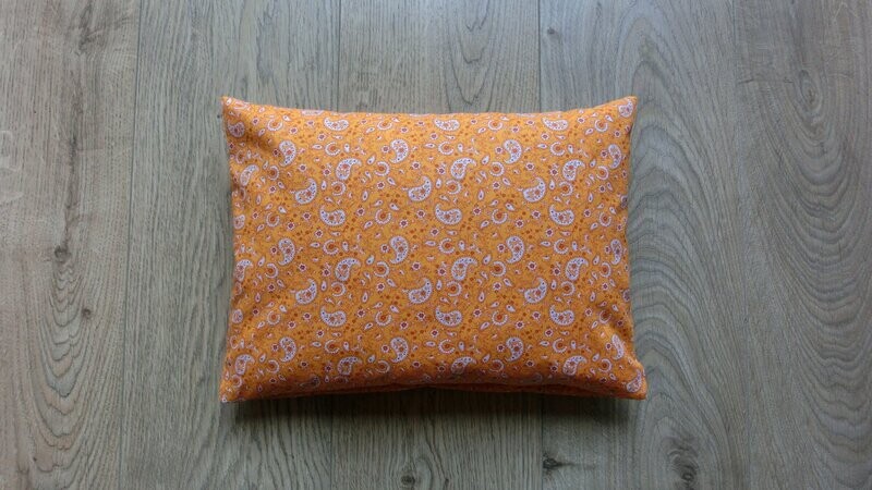 Zirbenkissen paisley apricot