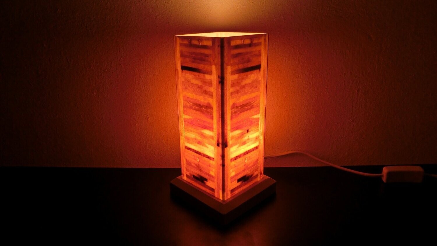 Zirben - Romantik - Lampe Nr. 947  rechteckig