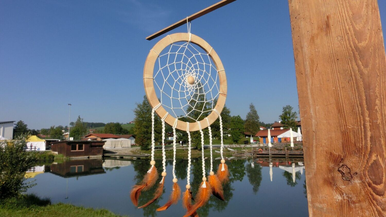 Traumfänger im Zirbenring Durchmesser 27 cm