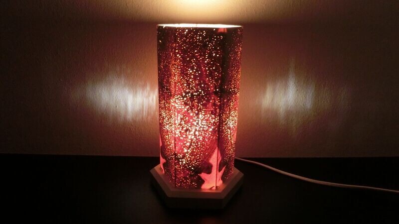Zirben - Altholz - Romantik - Lampe Nr. 803 sechseckig
