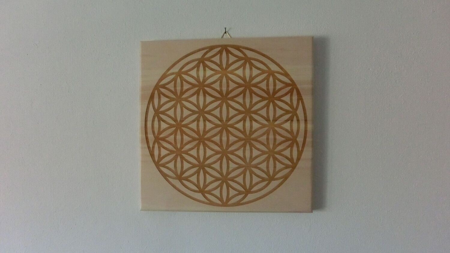 Zirben - Wandbild rechteckig,  37 cm.