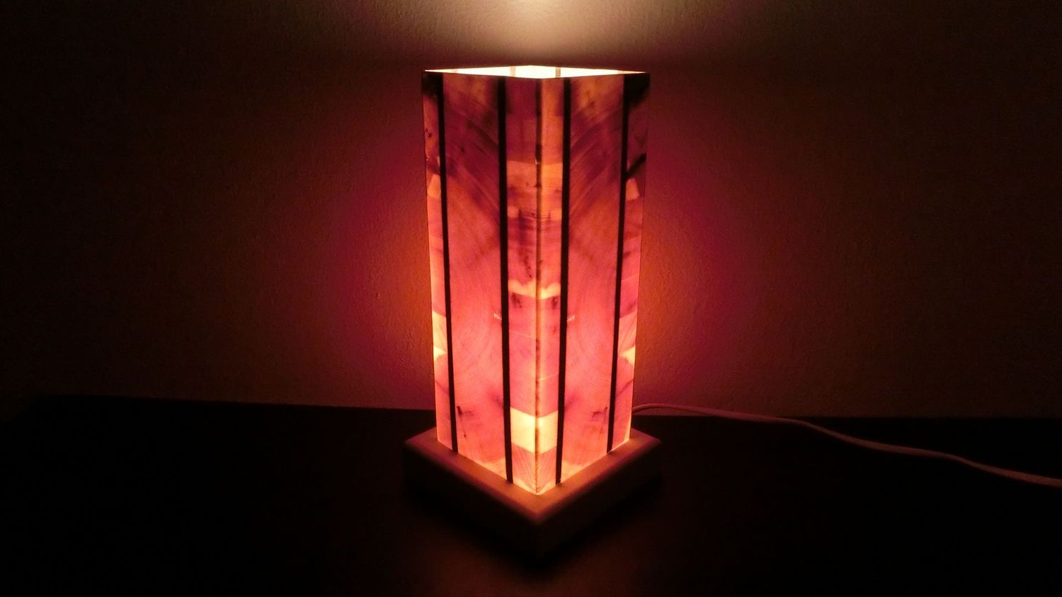 Zirben - Romantik - Lampe Nr. 1079 rechteckig