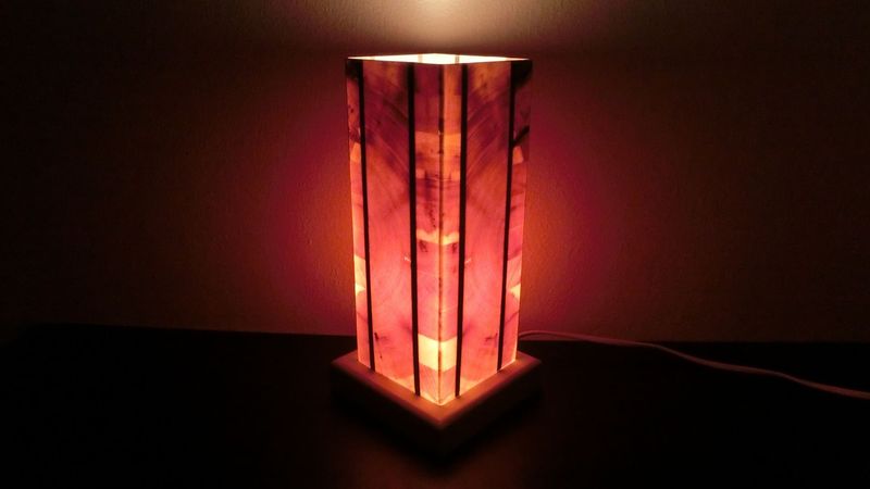 Zirben - Romantik - Lampe Nr. 1079 rechteckig