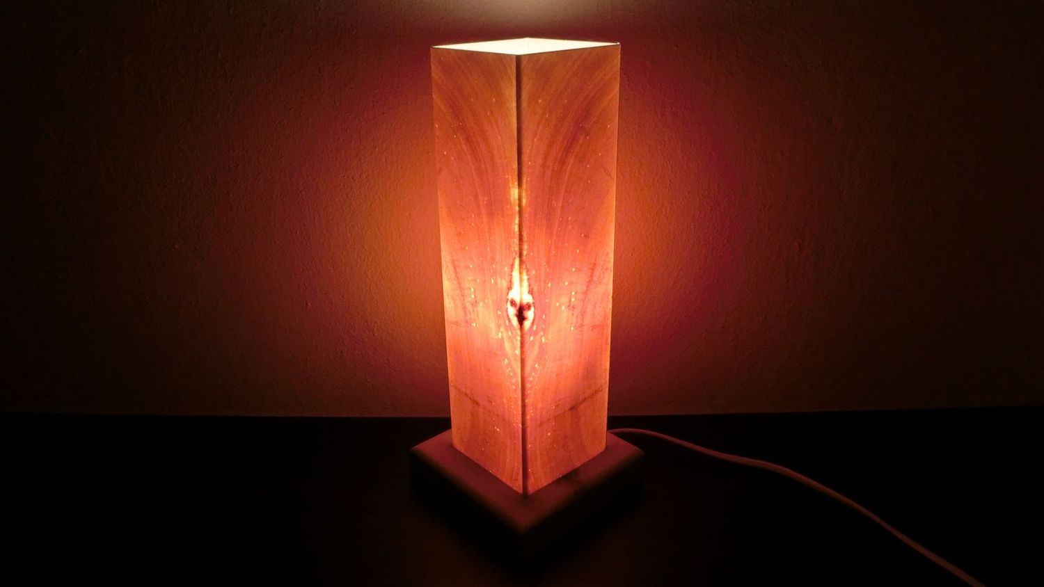 Zirben - Romantik - Lampe Nr. 1227, rechteckig