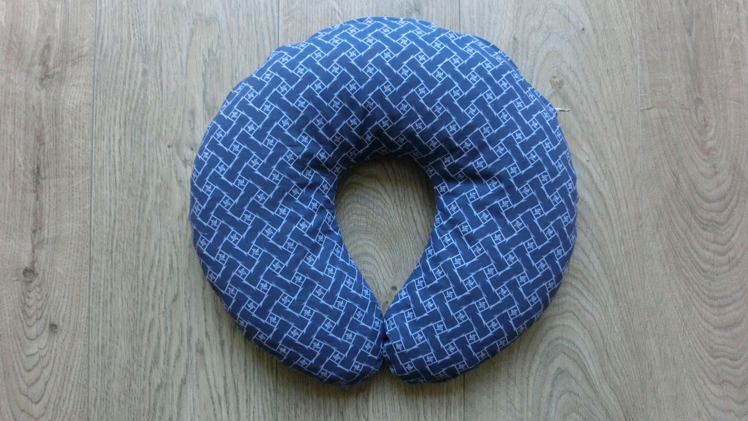 Nackenhörnchen blau, mit Inlett