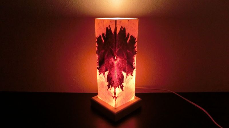 Zirben - Romantik -  Lampe Nr. 1259 rechteckig