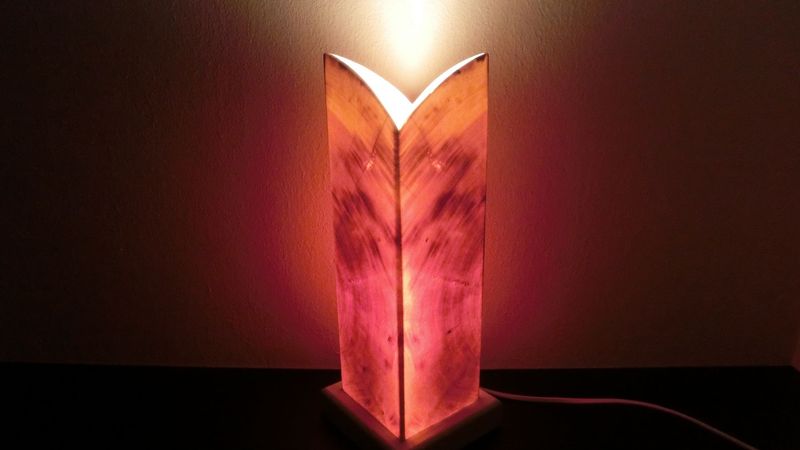 Zirben - Romantik -  Lampe Nr. 1247,  rechteckig