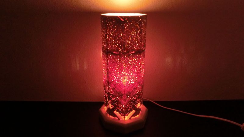 Zirben - Altholz - Romantik - Lampe Nr. 1300, achteckig