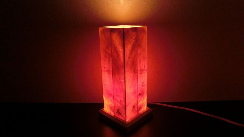 Zirben - Romantik - Lampe Nr. 743  rechteckig