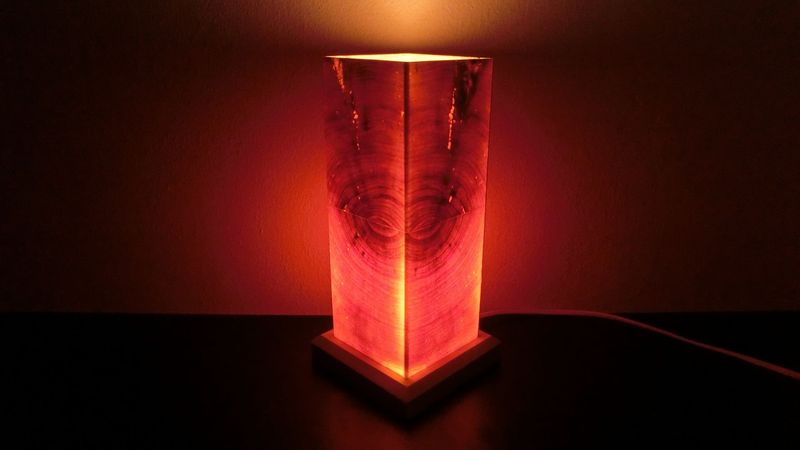 Zirben - Romantik - Lampe Nr. 910, rechteckig