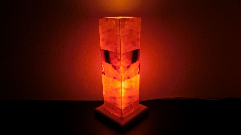 Zirben - Romantik - Lampe Nr. 1368 rechteckig