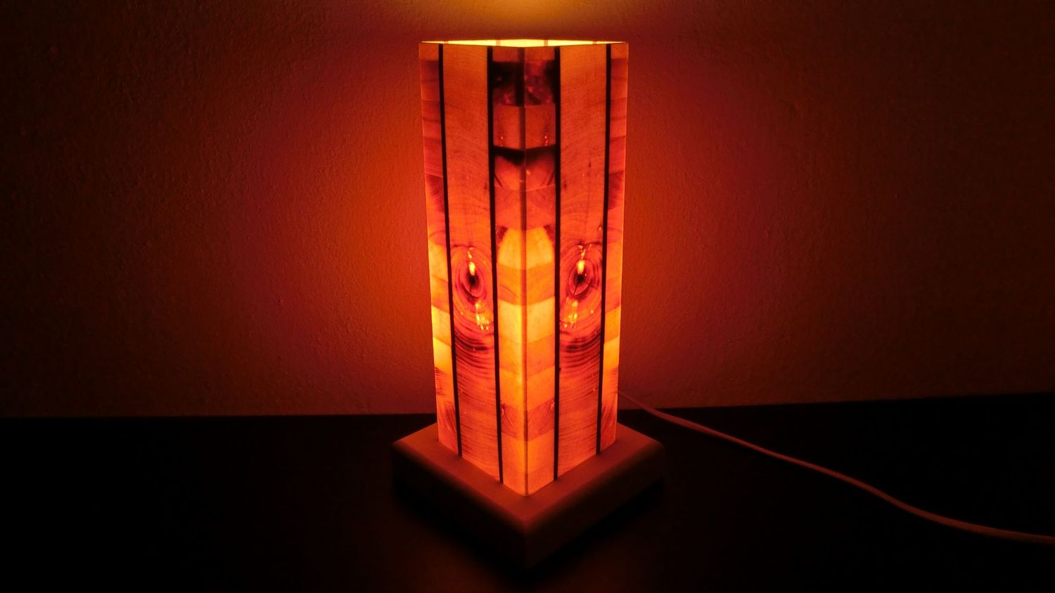 Zirben - Romantik - Lampe Nr. 1414 rechteckig