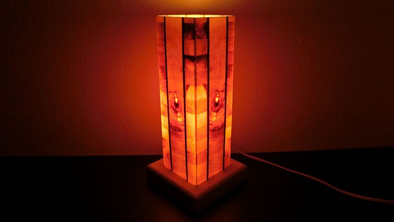 Zirben - Romantik - Lampe Nr. 1414 rechteckig Zirben - Romantik - Lampe Nr. 1414 rechteckig