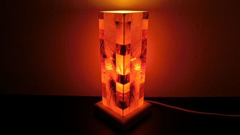 Zirben - Romantik - Lampe Nr. 1466 rechteckig Zirben - Romantik - Lampe Nr. 1466 rechteckig