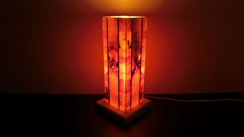 Zirben - Romantik - Lampe Nr. 1415 rechteckig Zirben - Romantik - Lampe Nr. 1415 rechteckig