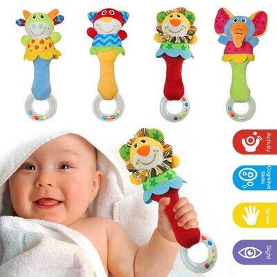 Baby Soft Rattle with Teething ring  (BB147)