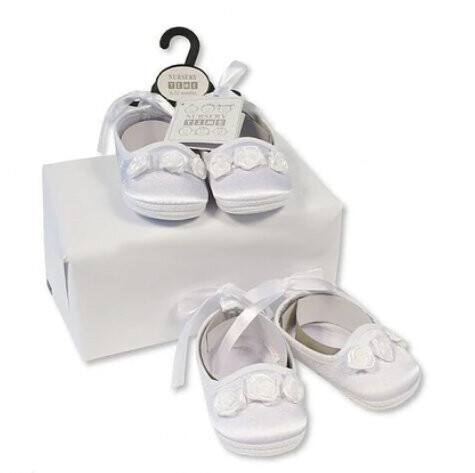 Soft Touch Girls Christening Shoes (Bss-116-614)