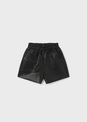 Mayoral Girls Leather Shorts (7206)