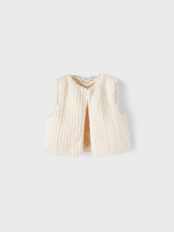 name it Name It Girls Faux Fur Gilet M