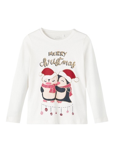 name it Name It Girls Christmas Top MK