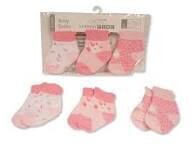 Nursery Time 3 Pack Baby Socks (2225) (2231)