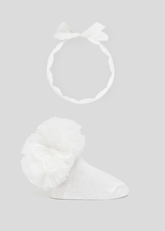  Mayoral Sock And Headband Set