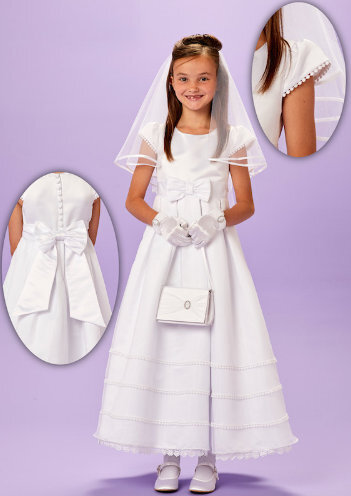  Peridot Rose Communion Dress (P133)