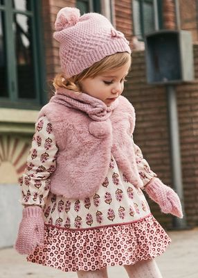 Mayoral Girls Hat &amp; Scarf Set (10769)