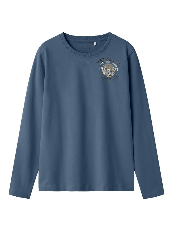 Name it Boys LS Tshirt K(13224969), Size: 7-8 Years, Colour: Blue