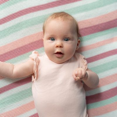 Ziggle Striped Baby Blanket