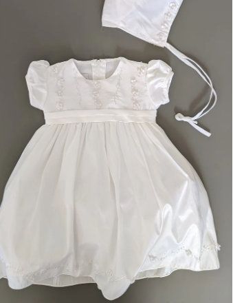 Beau Kid Christening Dress &amp; Bonnet (609009)