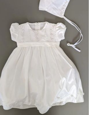 Beau Kid Christening Dress &amp; Bonnet (609009)
