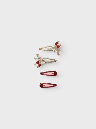 Name It Girls Reindeer Clips (13234726)