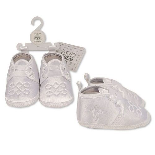 Boys Christening Booties (bss-820)