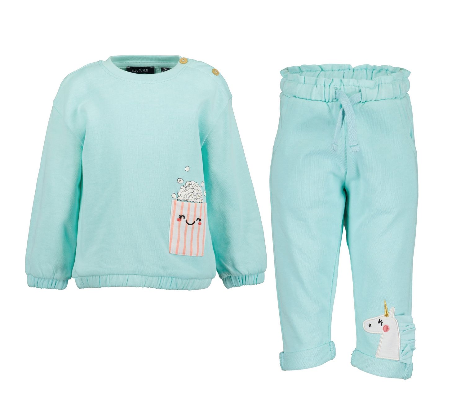 Blue Seven Girls Tracksuit (909042)