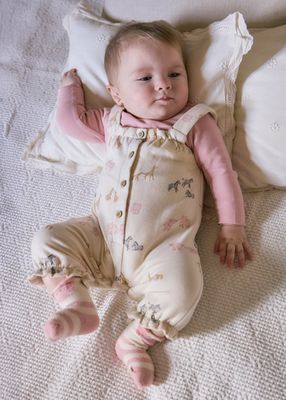 Mayoral Baby Girls Dungaree Set (2606)