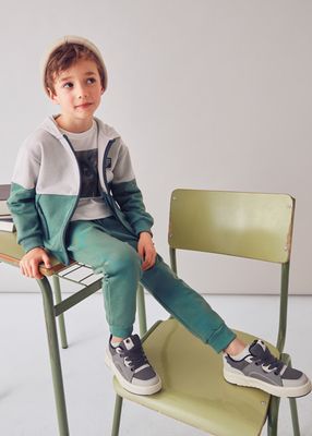 Mayoral Boys Colour Block Hoodie (4426)