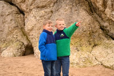 Little Lighthouse Caden Tractor Fleece