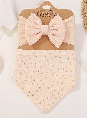  Hairband & Bib Set
