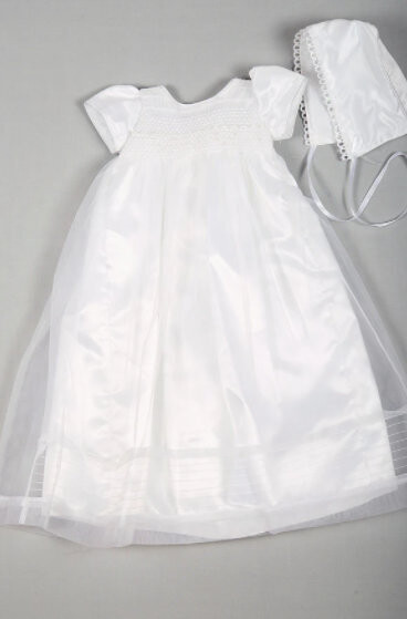 Beau Kid Christening Gown &amp; Bonnet (8202)