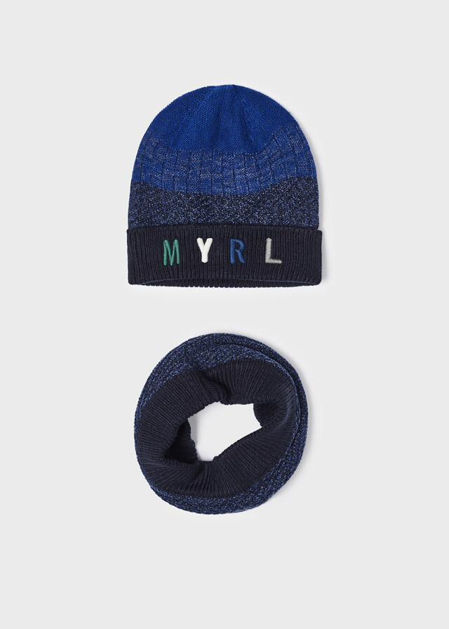 Mayoral Boys Hat Set (10340)