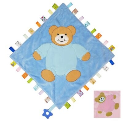 Large Baby Taggie with Teething Ring