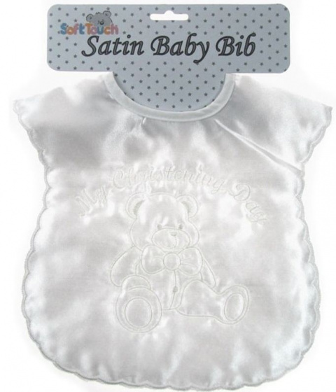  Soft Touch Christening Bib (P5176 My Christening Day)